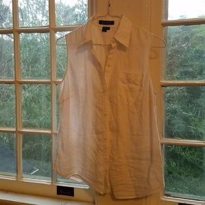 Ralph Lauren Linen Button Blouse